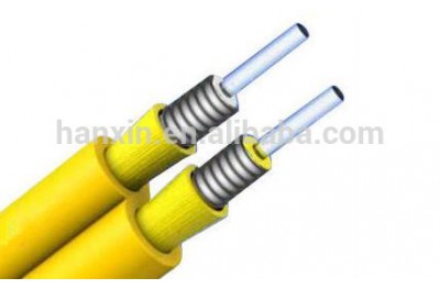 Armoured fiber optic cable single /Multi mode GJFJV fiber optic cable