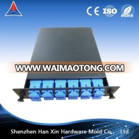 FTTX Optical Fiber MPO Terminal Box with patch pane